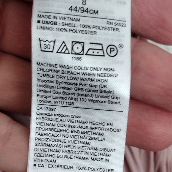 Banana Republic Soft Satin Blush Pink Sleeveless Ruffle Maxi Dress Size 8 - Picture 10 of 15